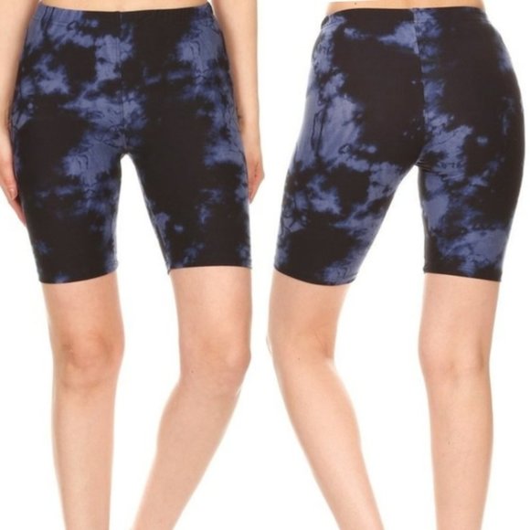 Leggings Depot Tie Dye Biker Shorts 
